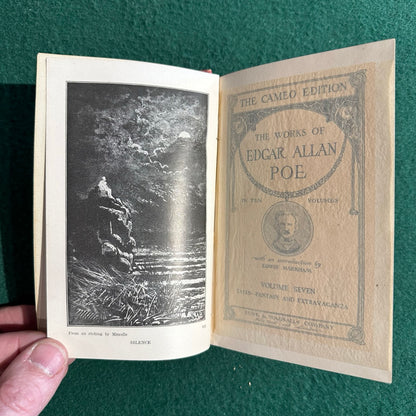 Antique Fiction & Poetry Hardbacks: The Works of Edgar Allen Poe in Ten Volumes, Cameo Edition 1904