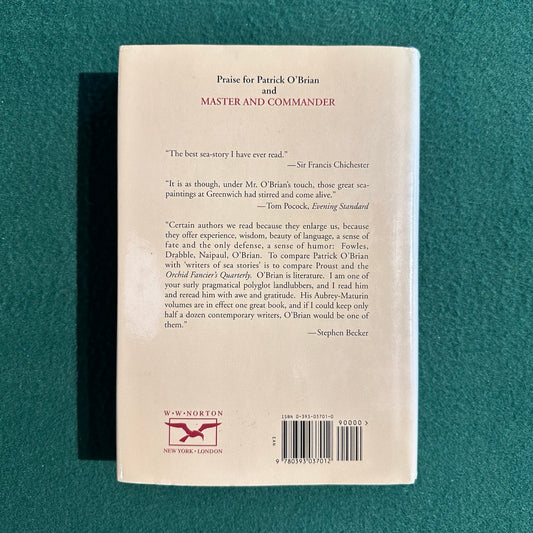 Vintage Fiction Hardback: Patrick O'Brian - Master and Commander