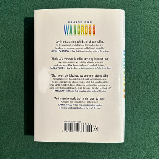 Sci-Fi Hardback: Marie Lu - Warcross FIRST EDITION