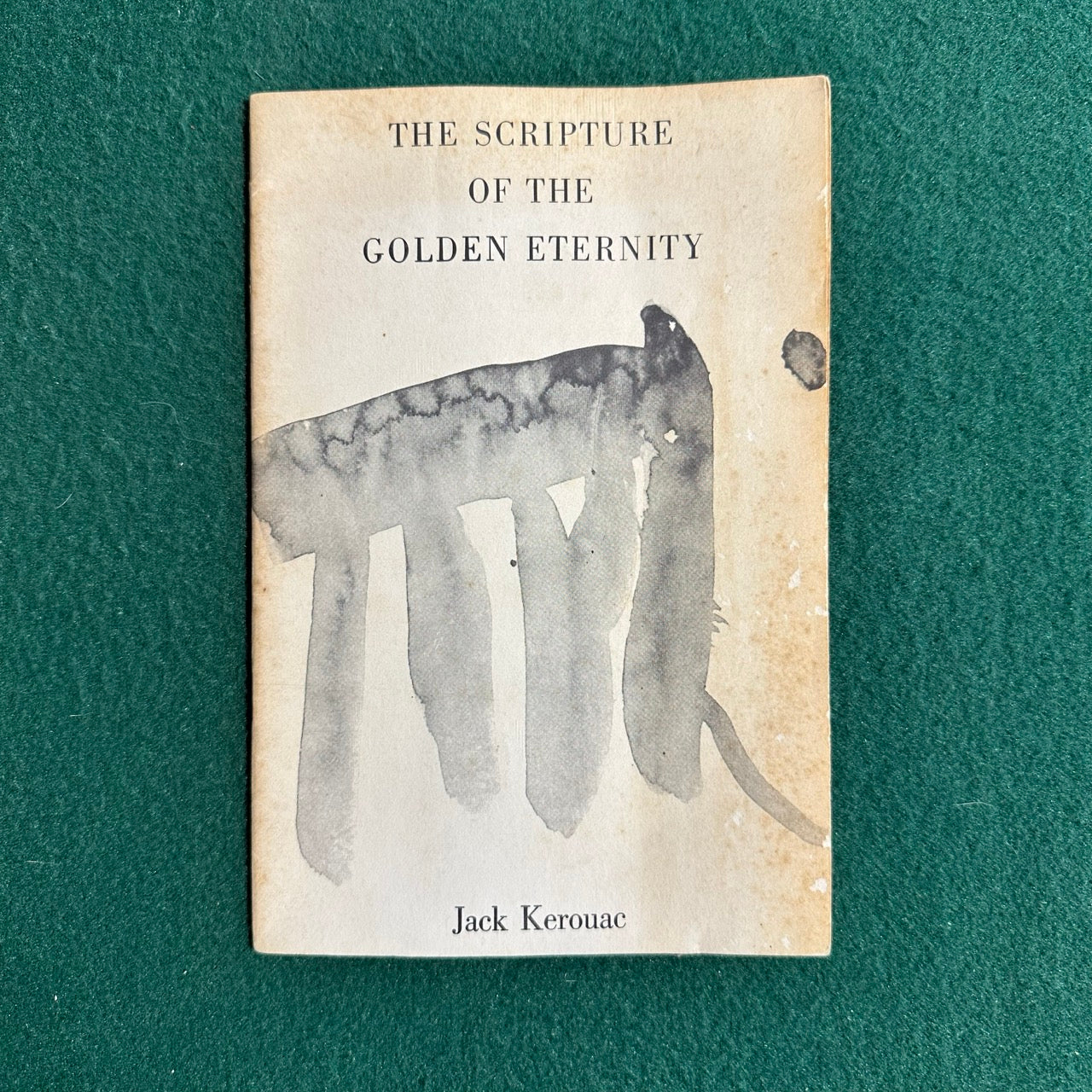 Vintage Poetry Paperback: Jack Kerouac - The Scripture of the Golden Eternity FIRST EDITION