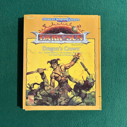 Vintage Dungeons and Dragons Box Set: 2e Dark Sun - Dragon's Crown COMPLETE