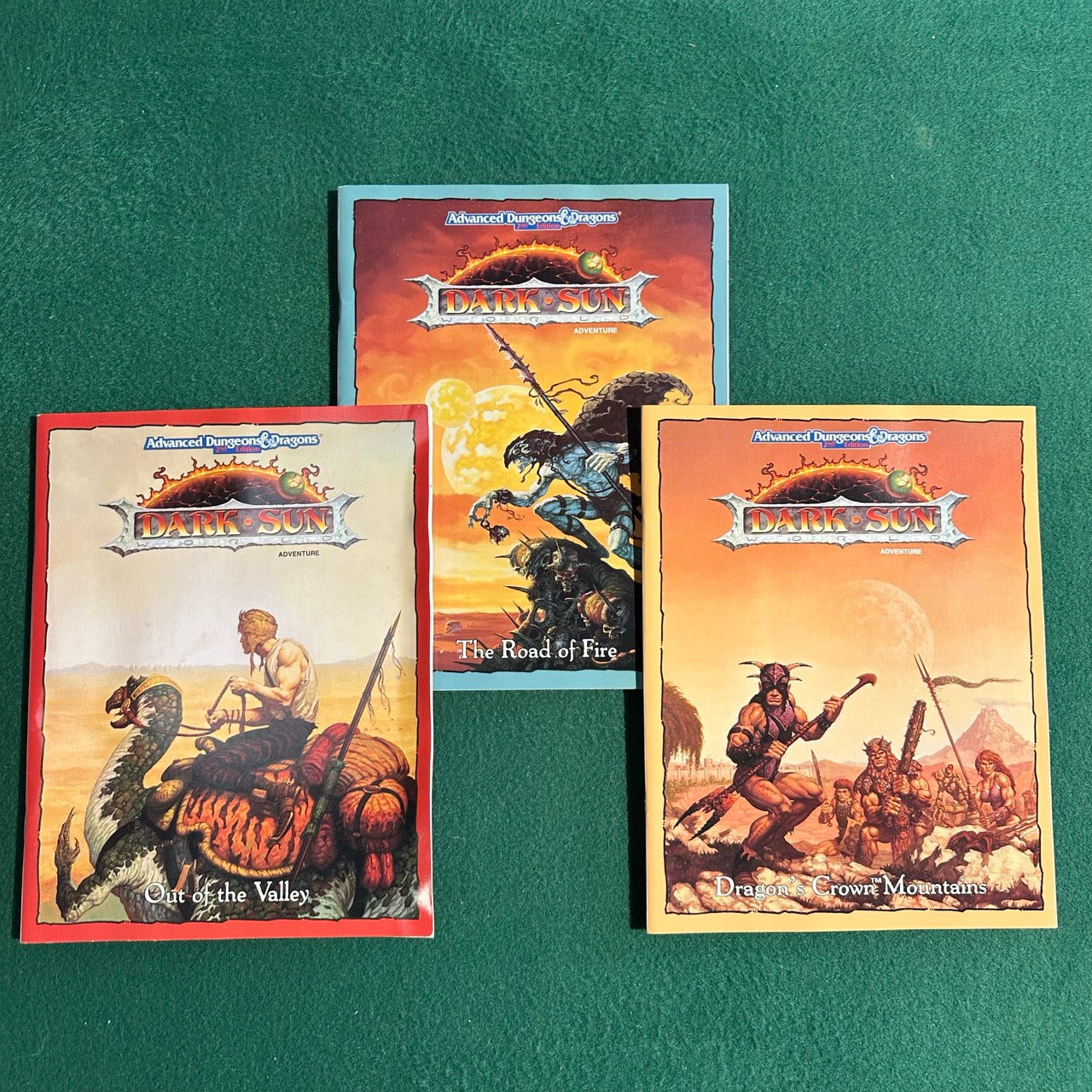 Vintage Dungeons and Dragons Box Set: 2e Dark Sun - Dragon's Crown COMPLETE