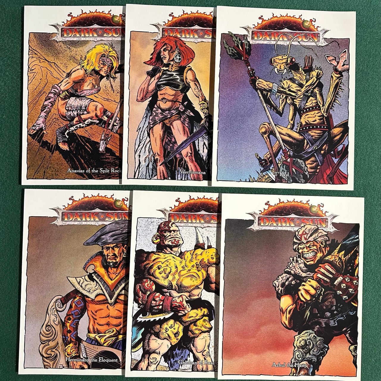 Vintage Dungeons and Dragons Box Set: 2e Dark Sun - Dragon's Crown COMPLETE