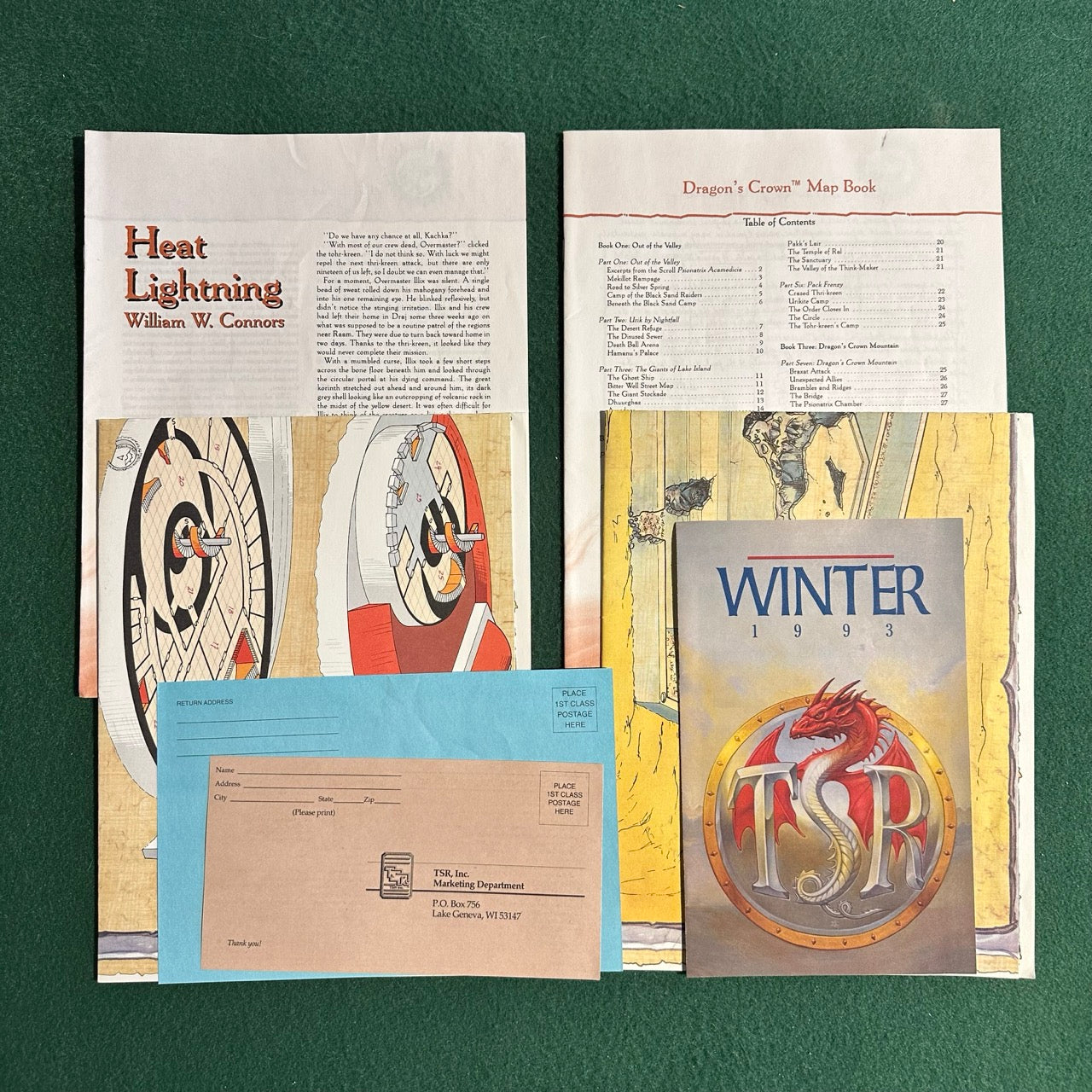 Vintage Dungeons and Dragons Box Set: 2e Dark Sun - Dragon's Crown COMPLETE