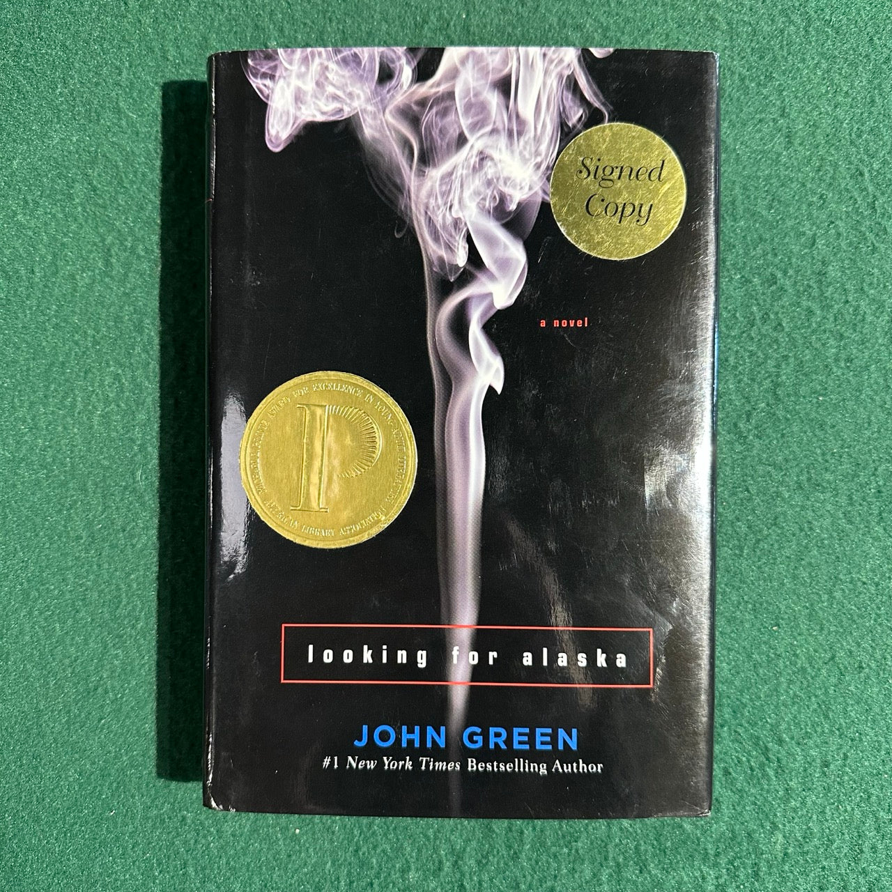 Fiction Hardback: John Green - Looking for Alaska SIGNED