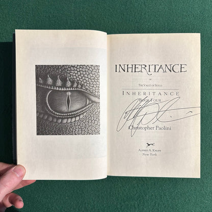 Fantasy Hardback: Christopher Paolini - Inheritance SIGNED FIRST EDITION