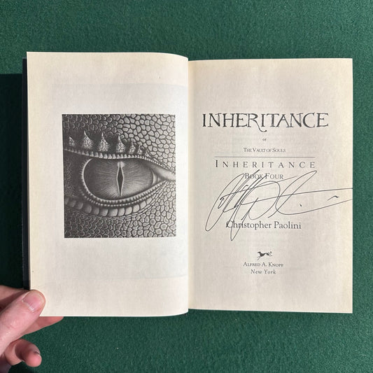 Fantasy Hardback: Christopher Paolini - Inheritance SIGNED FIRST EDITION
