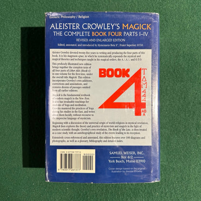 Vintage Non-Fiction Hardback: Aleister Crowley - Magick: Book Four - Liber Aba FIRST EDITION