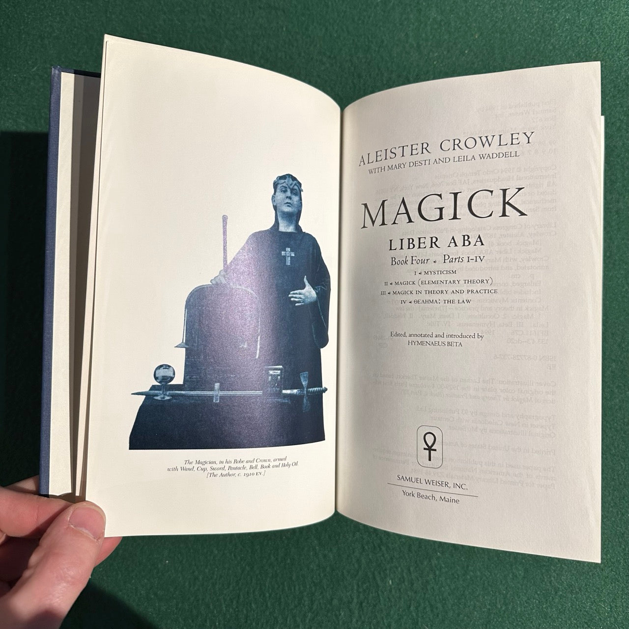Vintage Non-Fiction Hardback: Aleister Crowley - Magick: Book Four - Liber Aba FIRST EDITION