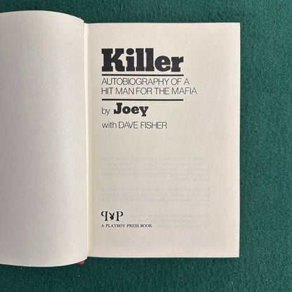 Vintage Non-Fiction Hardback: Killer: The Autobiography of a Hit Man for the Mafia, by Joey FIRST EDITION