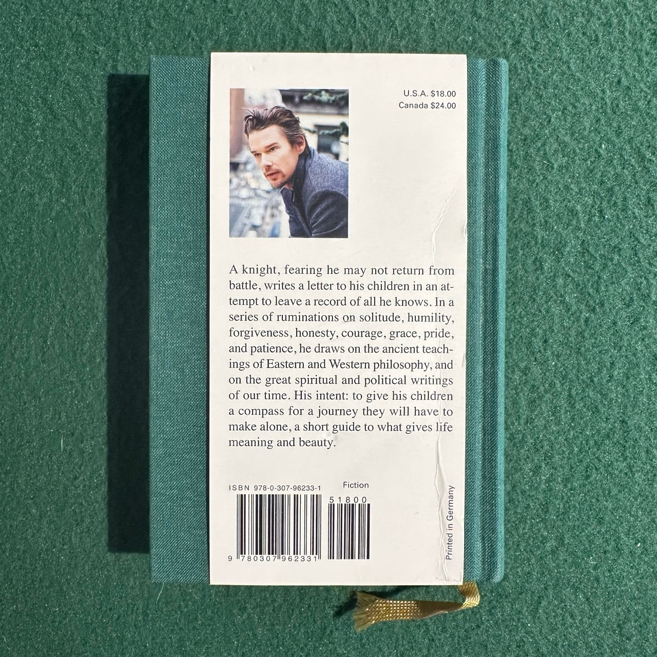 Fiction Hardback: Ethan Hawke - Rules For A Knight SIGNED FIRST EDITION