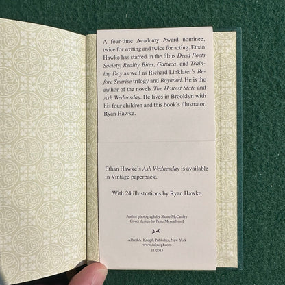 Fiction Hardback: Ethan Hawke - Rules For A Knight SIGNED FIRST EDITION