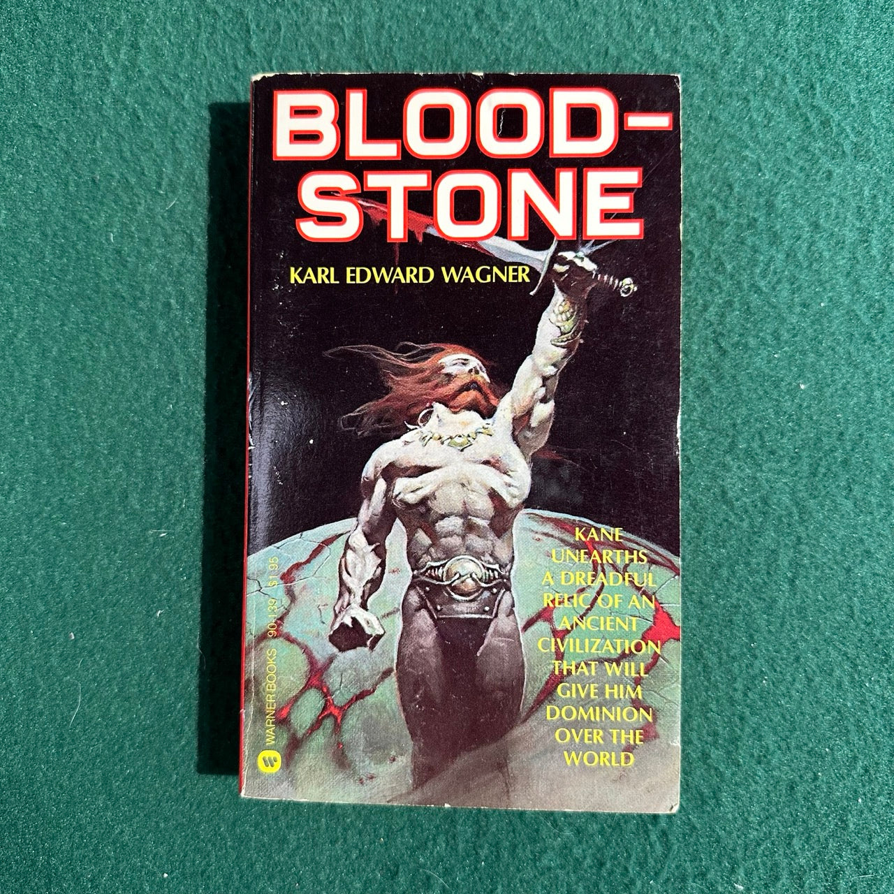 Vintage Fantasy Paperback: Karl Edward Wagner - Bloodstone FOURTH PRINTING