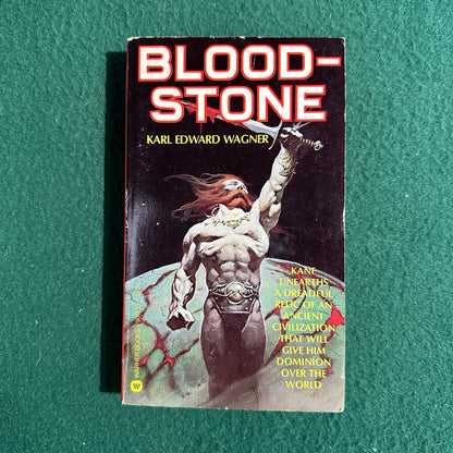 Vintage Fantasy Paperback: Karl Edward Wagner - Bloodstone FOURTH PRINTING