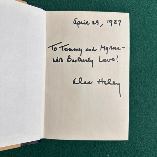 Vintage Fiction Hardback: Alex Haley - Roots SIGNED