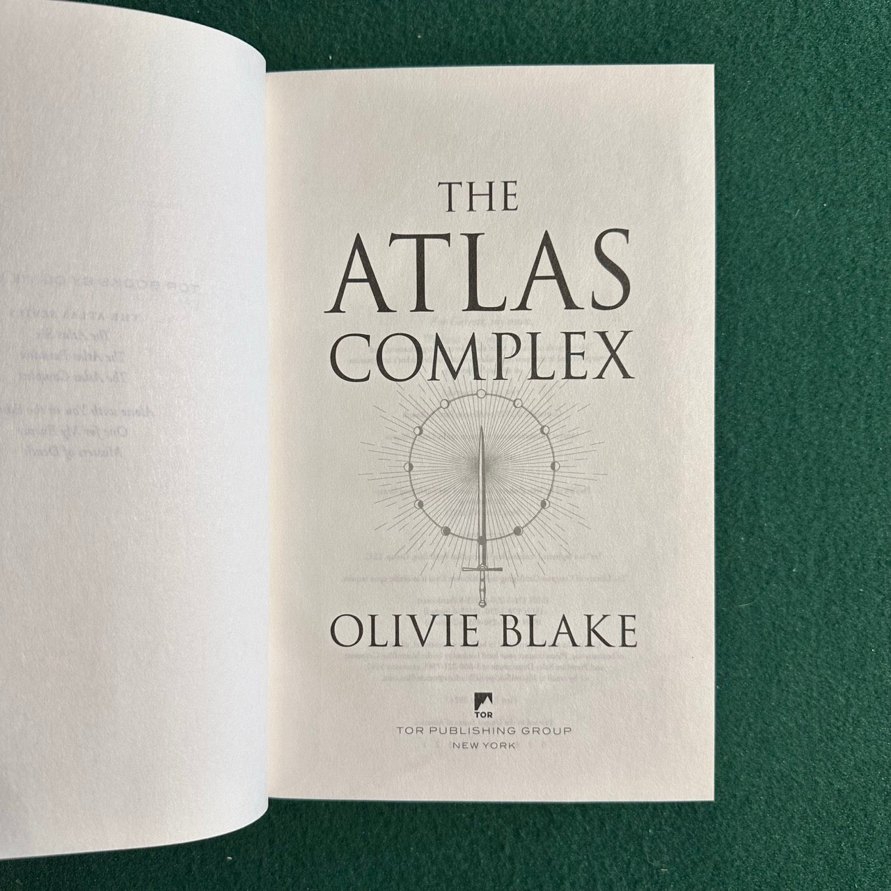 Fantasy Paperback: Olivie Blake - The Atlas Complex SIGNED FIRST EDITION