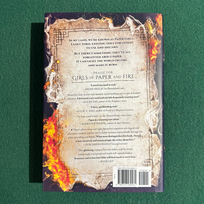Fantasy Hardback: Natasha Ngan - Girls of Paper and Fire SIGNED FIRST EDITION