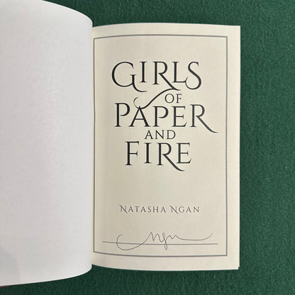 Fantasy Hardback: Natasha Ngan - Girls of Paper and Fire SIGNED FIRST EDITION
