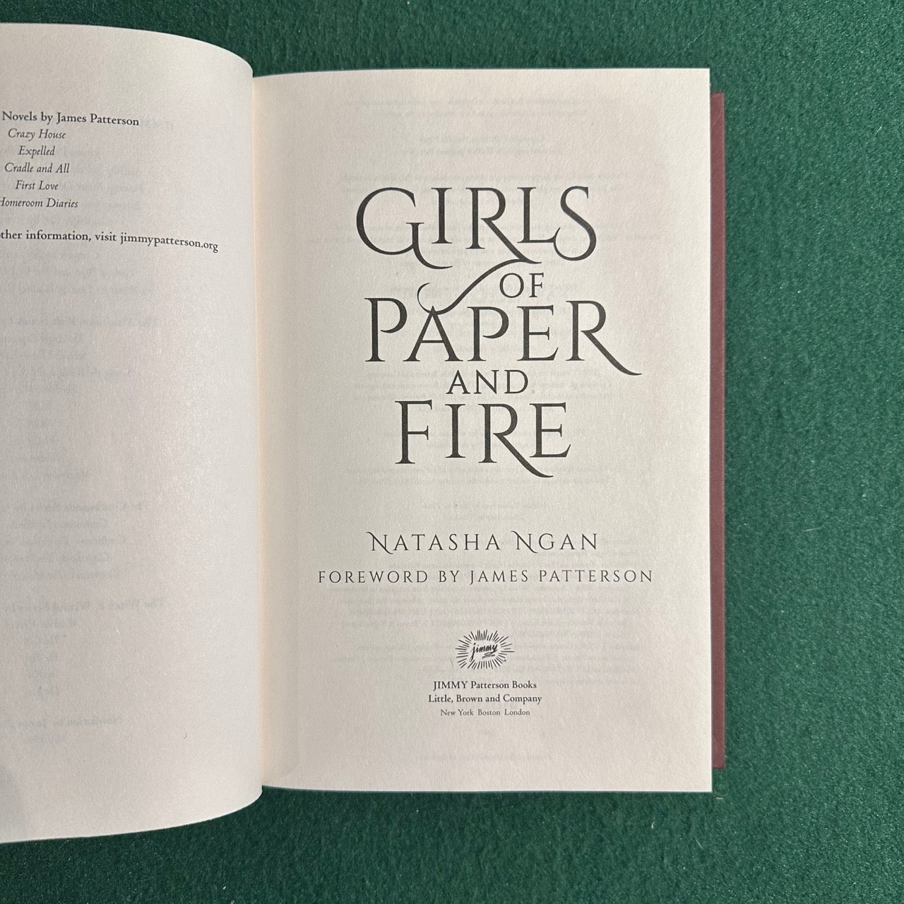 Fantasy Hardback: Natasha Ngan - Girls of Paper and Fire SIGNED FIRST EDITION