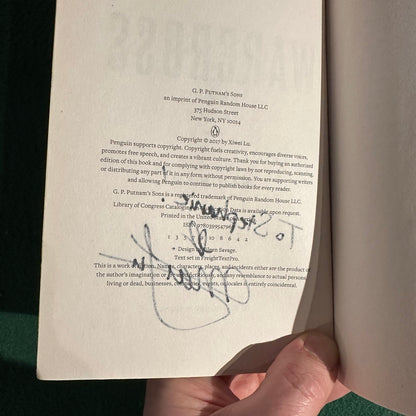 Sci-Fi Paperback: Marie Lu - Warcross SIGNED GALLEY