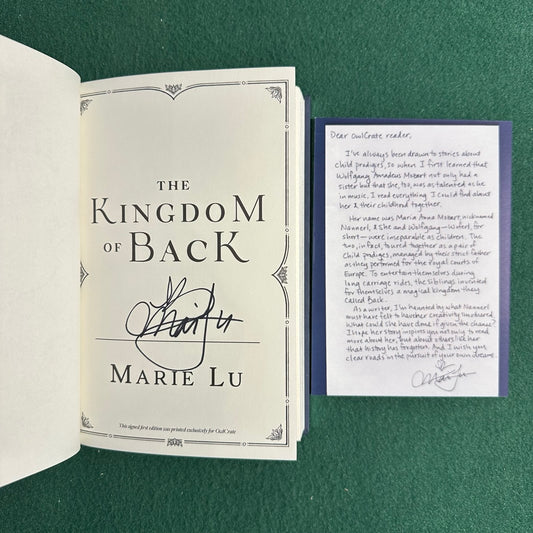 Fantasy Hardback: Marie Lu - The Kingdom of Back SIGNED FIRST EDITION