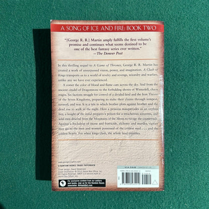 Vintage Fantasy Paperback: George R R Martin - A Clash of Kings FIRST PRINTING