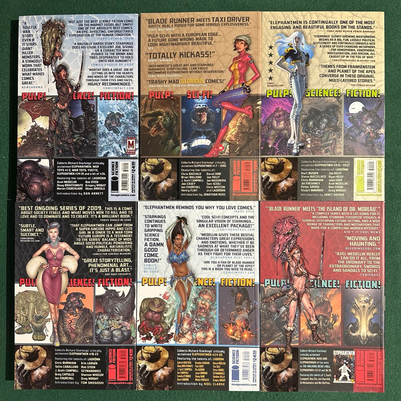 Graphic Novel Paperbacks: Richard Starkings - Elephantmen: Armed Forces Vols 00-05