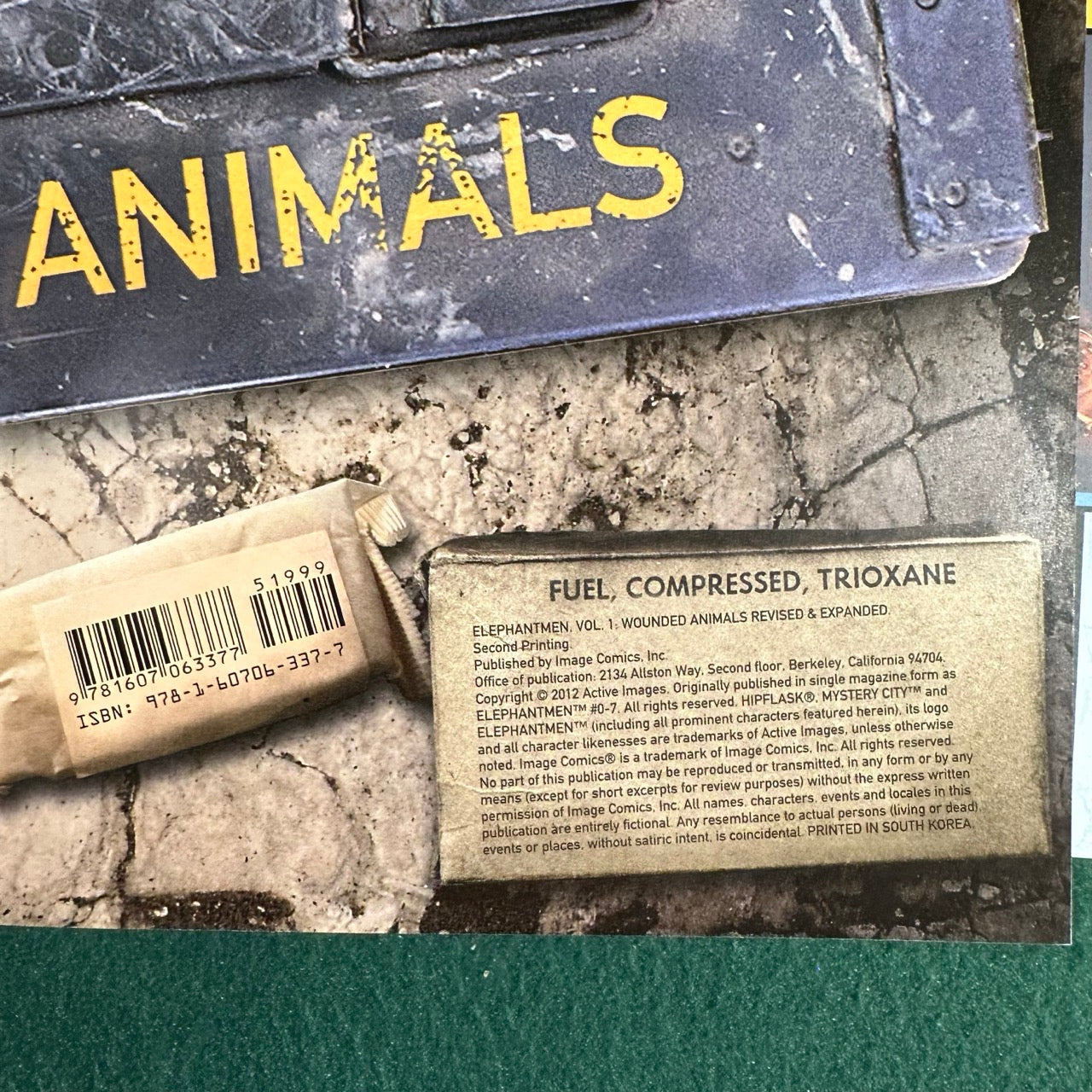 Graphic Novel Paperbacks: Richard Starkings - Elephantmen: Armed Forces Vols 00-05