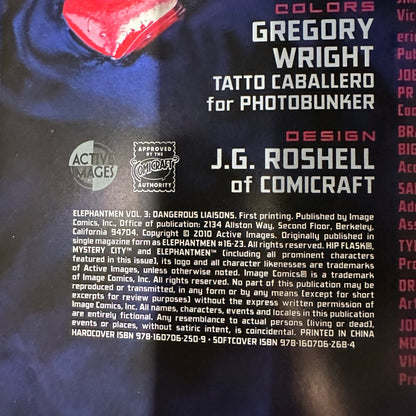 Graphic Novel Paperbacks: Richard Starkings - Elephantmen: Armed Forces Vols 00-05