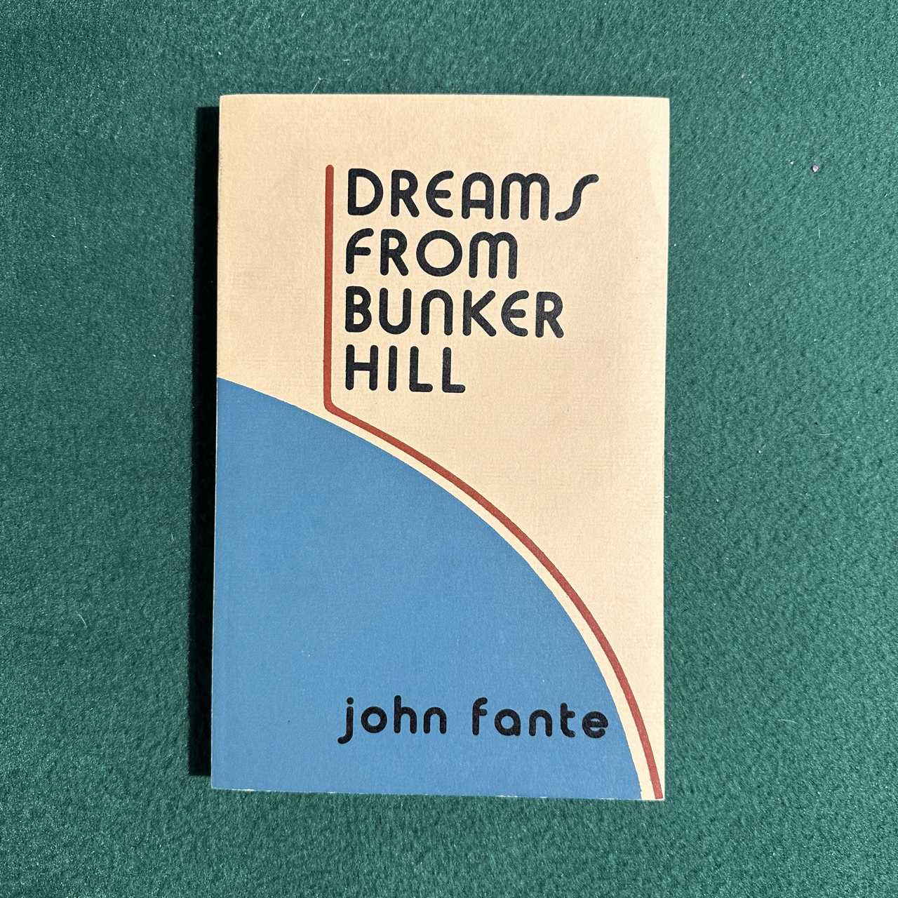 Vintage Fiction Paperback: John Fante - Dreams From Bunker Hill FIRST PRINTING
