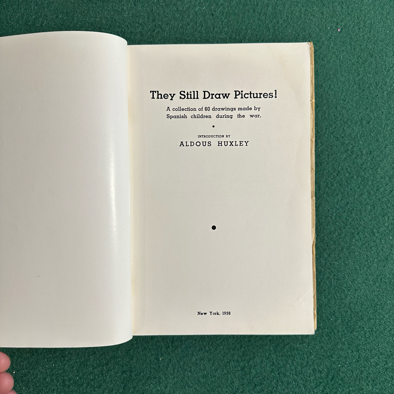Vintage Non-Fiction Paperback: Aldous Huxley - They Still Draw Pictures! FIRST EDITION