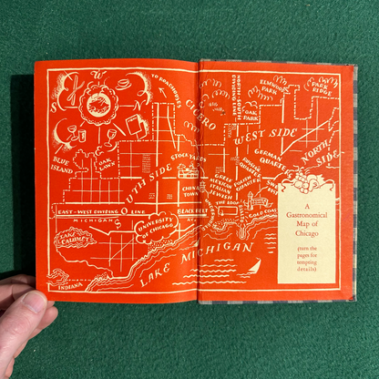 Vintage Non-Fiction Hardback: John Drury - Dining in Chicago