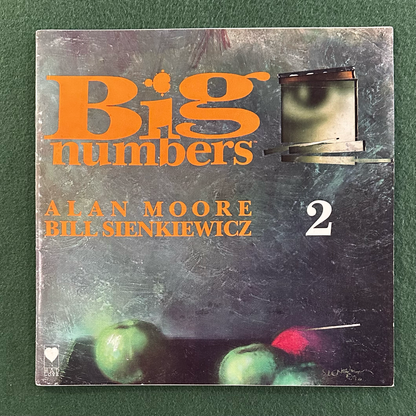 Vintage Graphic Novel Paperback: Alan Moore and Bill Sienkiewicz - Big Numbers Issue 1 & 2 FIRST PRINTINGS