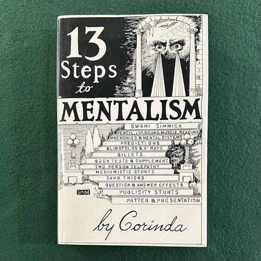 Vintage Non-Fiction Hardback: Corinda - 13 Steps to Mentalism 1996 REPRINT