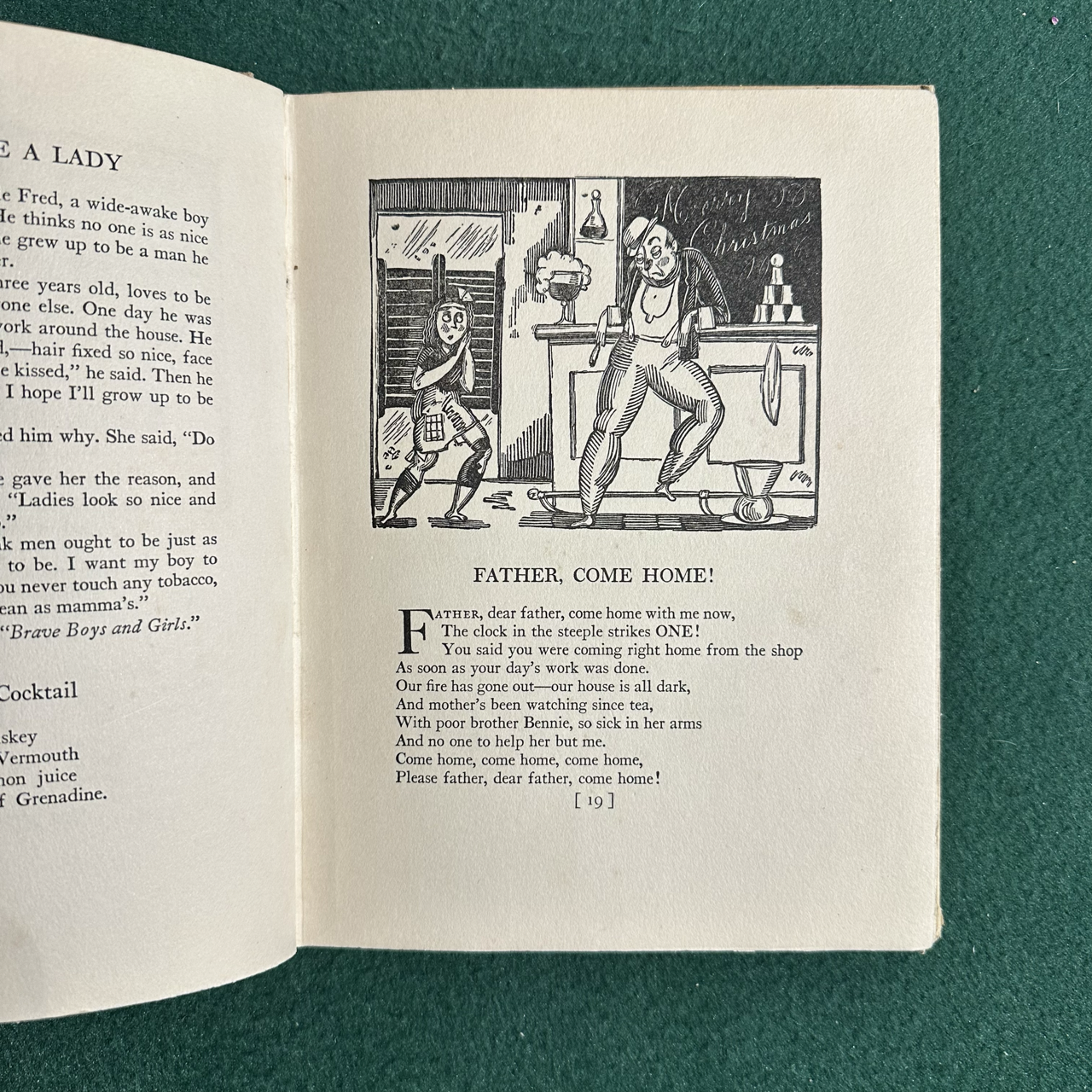 Vintage Fiction Hardback: Ridgely Hunt & George S Chappell - The Saloon in the Home or A Garland of Rumblossoms