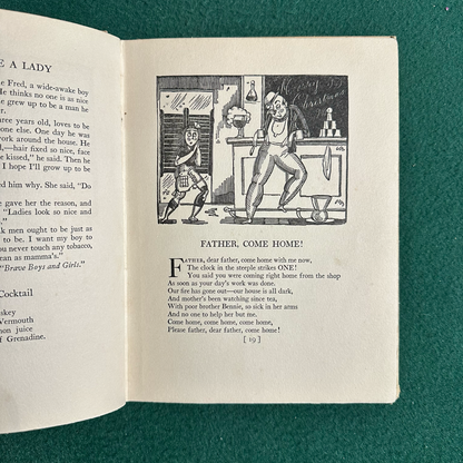Vintage Fiction Hardback: Ridgely Hunt & George S Chappell - The Saloon in the Home or A Garland of Rumblossoms