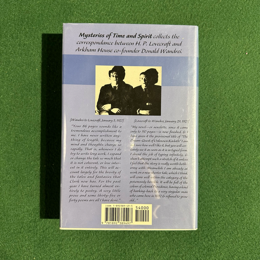 Vintage Non-Fiction Hardback: Mysteries of Time and Spirit - The Letters of HP Lovecraft and Donald Wandrei, Edited by ST Joshi and David E Scultz FIRST EDITION