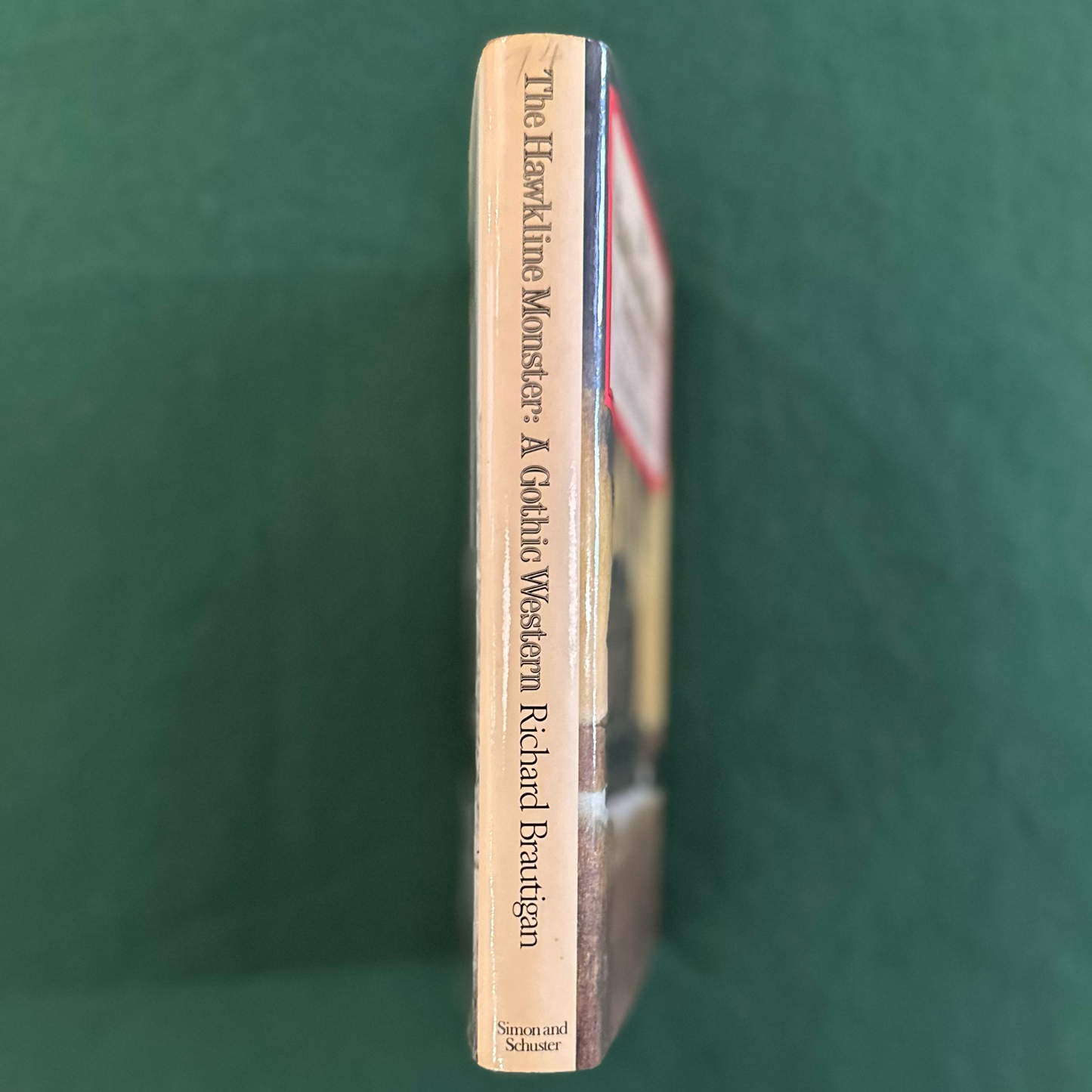 Vintage Fiction Hardback: Richard Brautigan - The Hawkline Monster: A Gothic Western FIRST EDITION/PRINTING