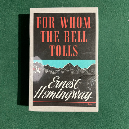 Vintage Fiction Hardback: Ernest Hemingway - For Whom The Bell Tolls FACSIMILE FIRST EDITION