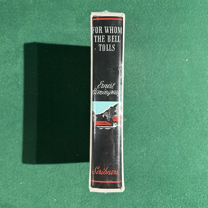 Vintage Fiction Hardback: Ernest Hemingway - For Whom The Bell Tolls FACSIMILE FIRST EDITION
