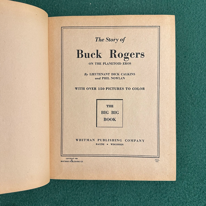Vintage Sci-Fi Hardback: Dick Calkins and Phil Nowlan - The Adventures of Buck Rogers