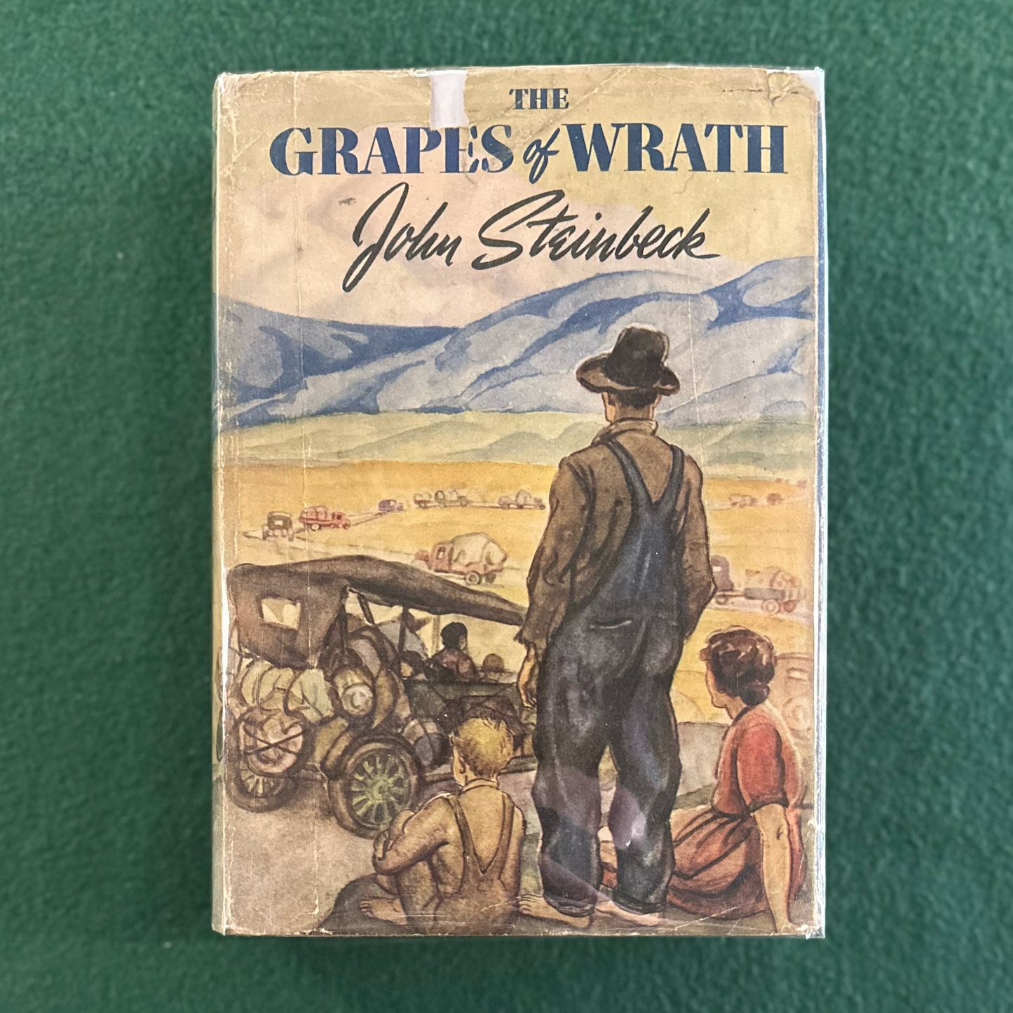 Vintage Fiction Hardback: John Steinbeck - The Grapes of Wrath 1941 PRINTING