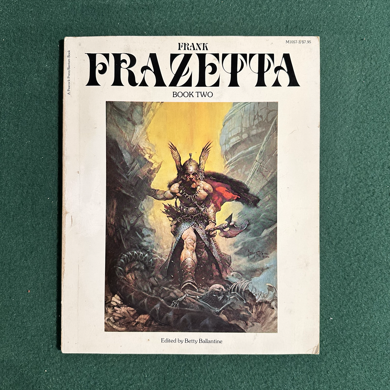 Vintage Fantasy Art Paperback: Frank Frazetta Book Two FIRST PRINTING