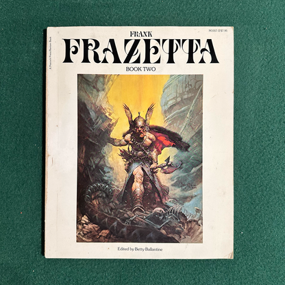 Vintage Fantasy Art Paperback: Frank Frazetta Book Two FIRST PRINTING