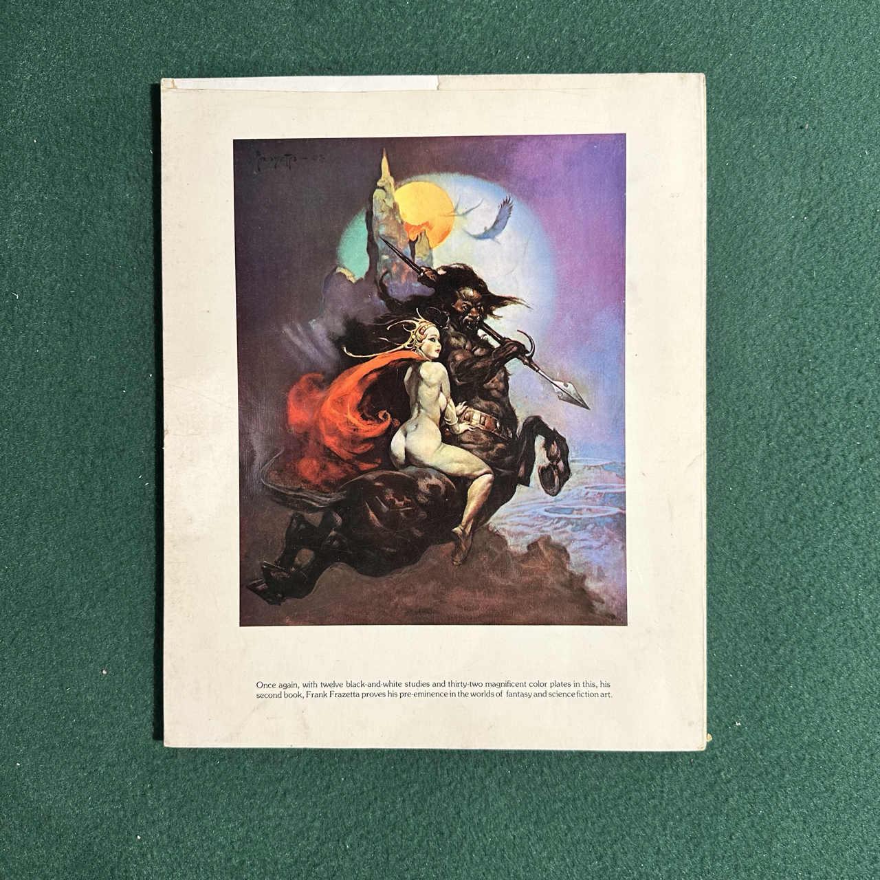 Vintage Fantasy Art Paperback: Frank Frazetta Book Two FIRST PRINTING