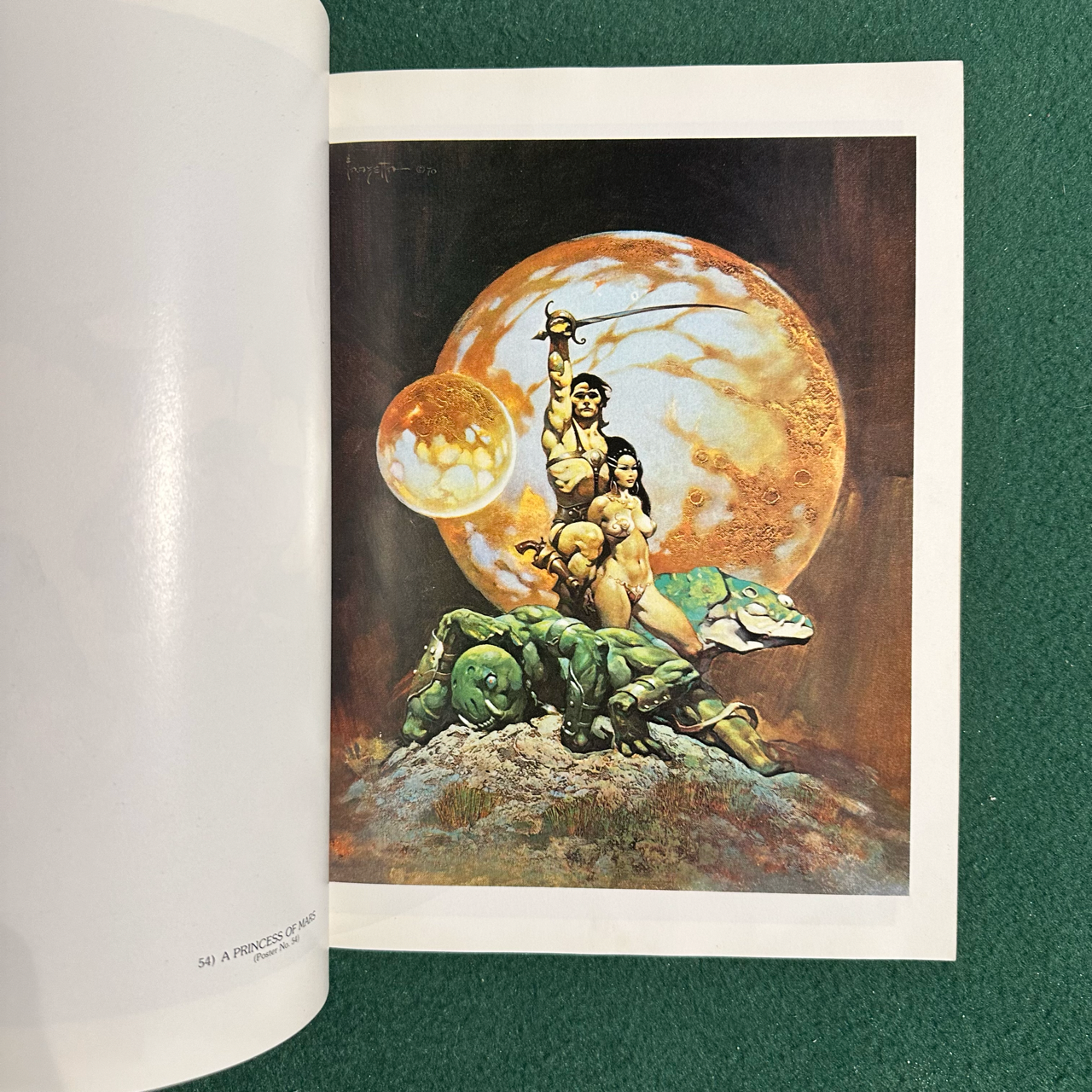 Vintage Fantasy Art Paperback: Frank Frazetta Book Two FIRST PRINTING