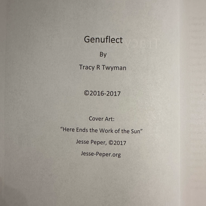 Fiction Paperback: Tracy R Twyman - Genuflect REPRINT