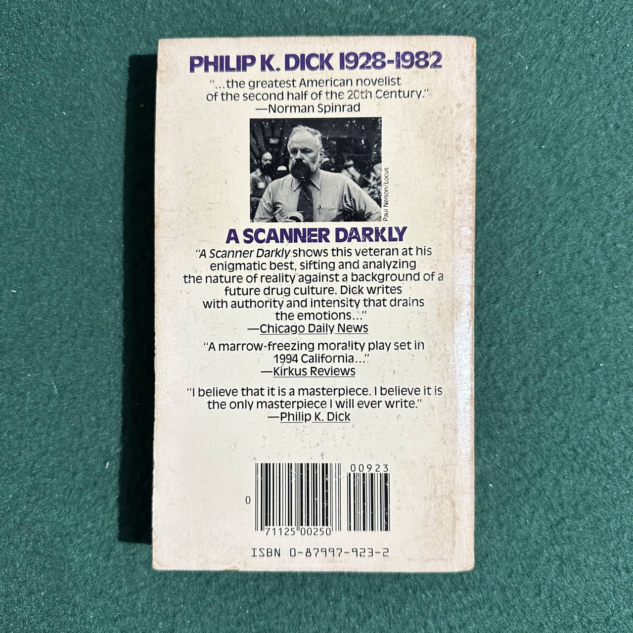 Vintage Fiction Paperback: Philip K Dick - A Scanner Darkly FIRST PRINTING