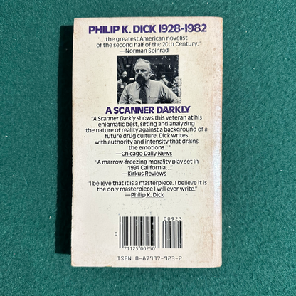 Vintage Fiction Paperback: Philip K Dick - A Scanner Darkly FIRST PRINTING