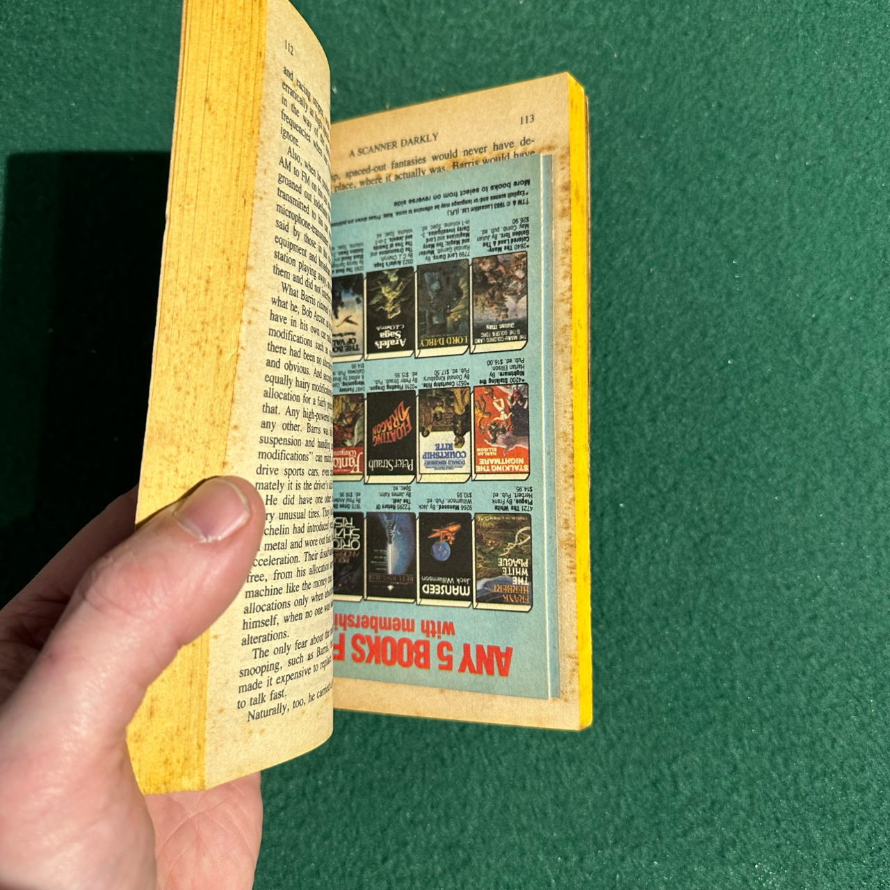 Vintage Fiction Paperback: Philip K Dick - A Scanner Darkly FIRST PRINTING